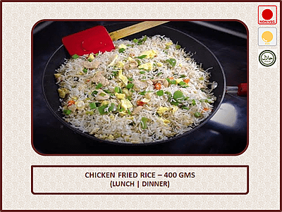 Chicken Fried Rice - 400 Gms