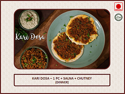 Chicken Kari Dosa - 1 Pcs