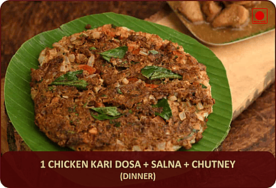 Chicken Kari Dosa - 1 Pcs
