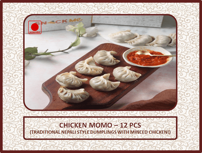 Chicken Momo - 12 Pcs