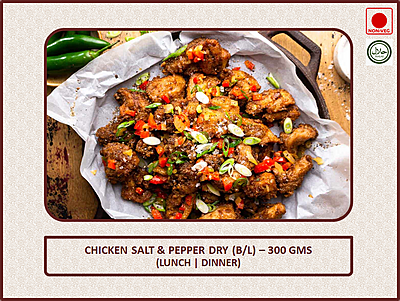 Chicken Salt & Pepper Dry (B/L) - 300 Gms