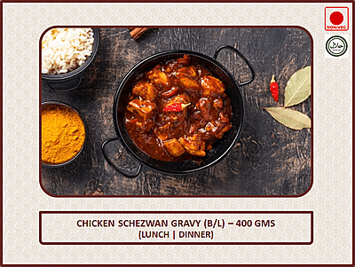 Chicken Schezwan Gravy (BL) - 400 Gms