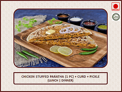 Chicken Stuffed Paratha – 1 Pc