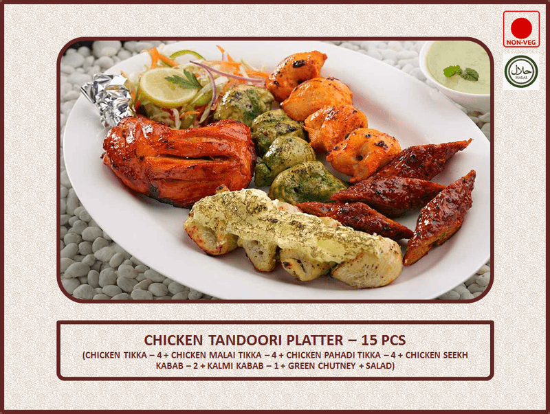 Chicken Tandoori Platter - 12 Pcs