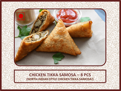 Chicken Tikka Samosa - 8 Pcs