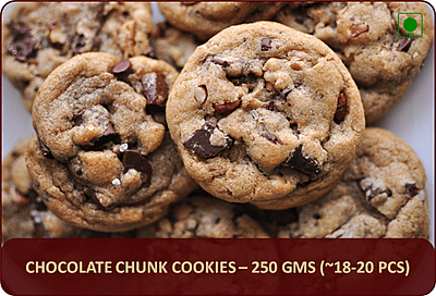 TB - Chocolate Chunk Cookies - 250 Gms