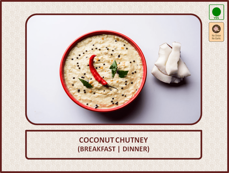 Coconut Chutney (Breakfast) - 250 Gms Coconut Chutney (Breakfast) - 250 Gms