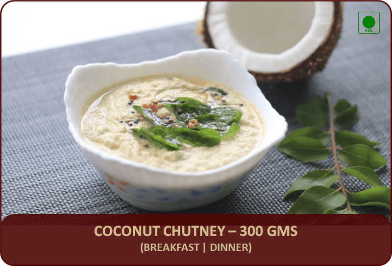 Coconut Chutney - 300 Gms Coconut Chutney - 300 Gms