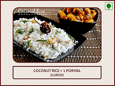 Coconut Rice (Lunch) - 1 Plate