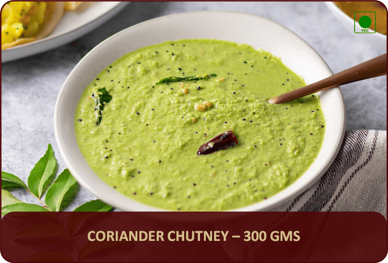 Coriander Chutney - 300 Gms