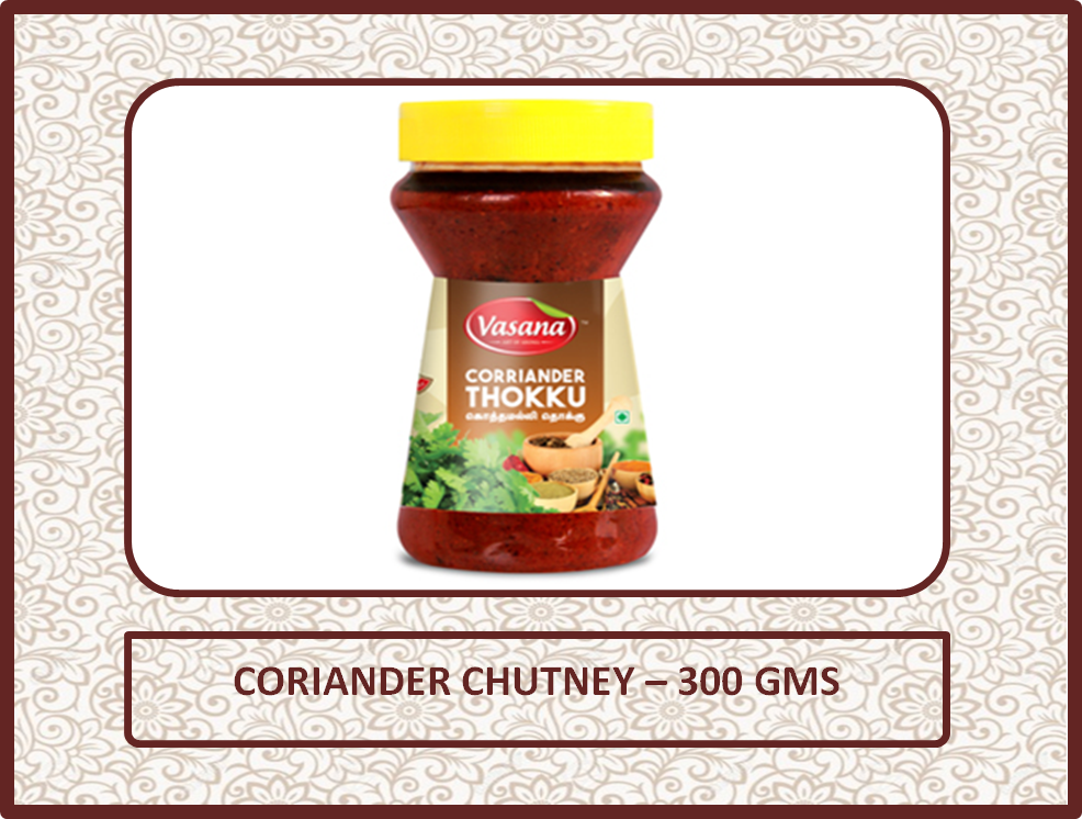 Coriander Chutney / Thokku 300 Gms