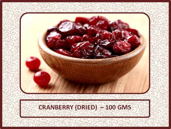 Cranberry Dried (100 Gms)