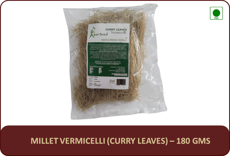 TFG - Millet Vermicelli (Curry Leaves) - 180 Gms TFG - Millet Vermicelli (Curry Leaves) - 180 Gms