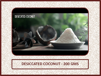 Desiccated Coconut - 200 Gms