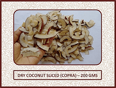 Dry Coconut Sliced - 200 Gms