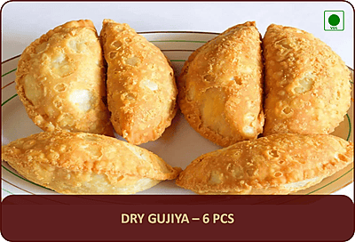 DES - Dry Gujiya - 6 Pcs DES - Dry Gujiya - 6 Pcs