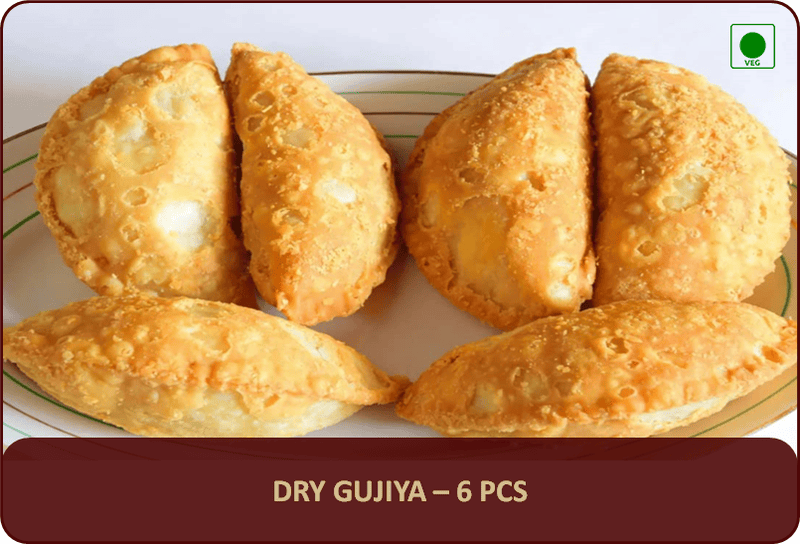 DES - Dry Gujiya - 6 Pcs