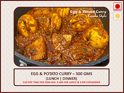 Egg & Potato Curry - 300 Gms