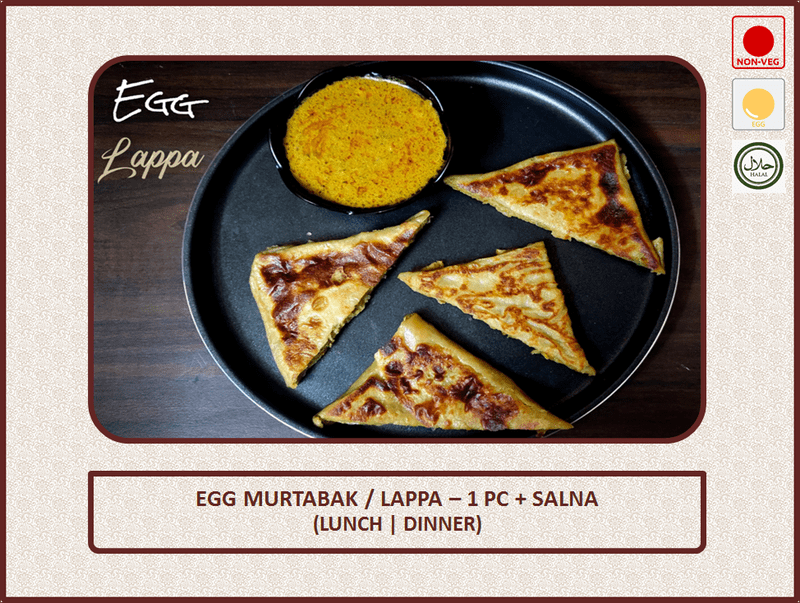 Egg Murtabak (2 Nos)