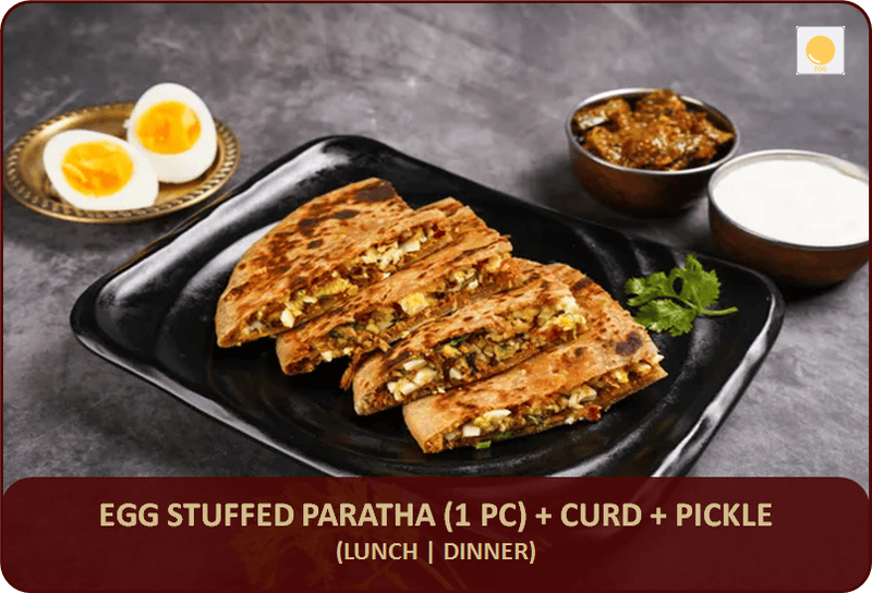 Egg Stuffed Paratha – 1 Pc Egg Stuffed Paratha – 1 Pc