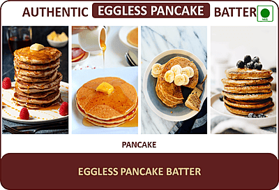 Eggless Pancake Batter - 500 Gms