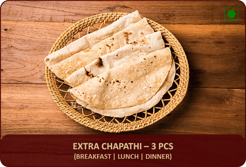 Extra Chapathi - 3 Pcs Extra Chapathi - 3 Pcs