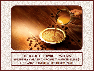 Filter Coffee Powder (Mixed Beans) - 250 Gms