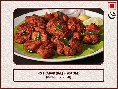 Fish Kabab (B/L) - 200 Gms