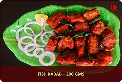 Fish Kabab (B/L) - 200 Gms