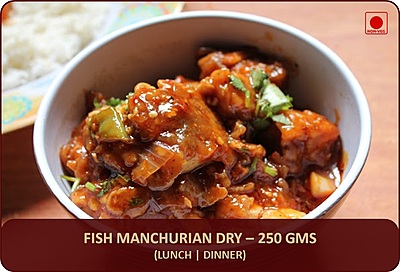Fish Manchurian Dry - 250 Gms Fish Manchurian Dry - 250 Gms