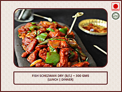 Fish Schezwan Dry (B/L) - 300 Gms