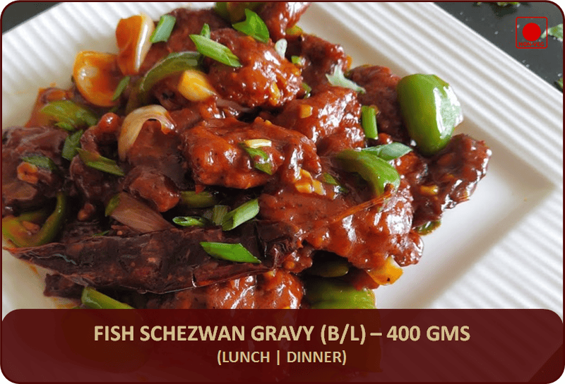 Fish Schezwan Gravy (B/L) - 400 Gms Fish Schezwan Gravy (B/L) - 400 Gms