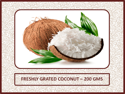 Grated Coconut - 200 Gms