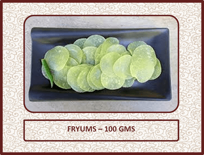 Fryums (Pappad) - 100 Gms