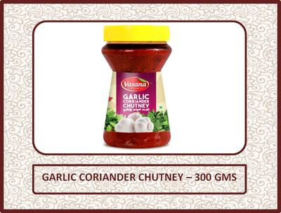 Garlic Coriander Chutney - 300 Gms