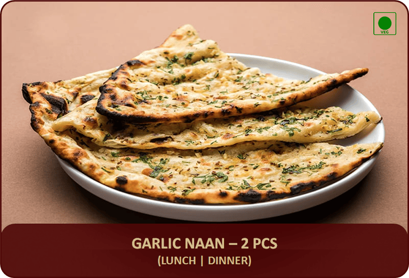 TND - Garlic Naan - 2 Pcs