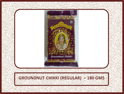 Groundnut Chikki (Regular) - 180 Gms