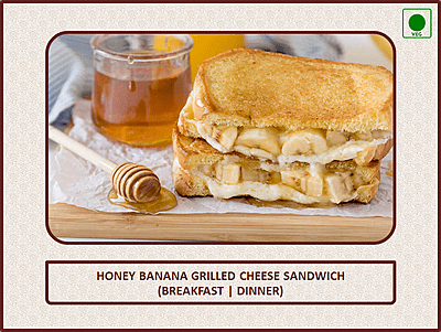 Honey Banana Grilled Cheese Sandwich