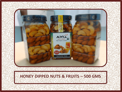 Honey Dipped Nuts & Fruits - 500 Gms