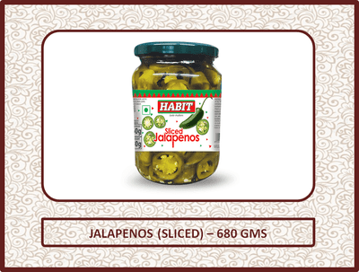 Jalapenos (Sliced) - 680 Gms