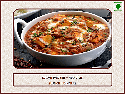 Kadai Paneer - 300 Gms