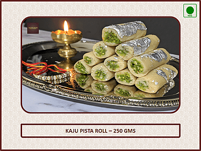 Kaju Pista Roll - 250 Gms