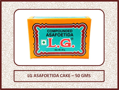 LG -  Asafoetida Cube (Hing) - 50 Gms