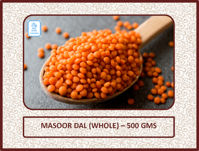 Masoor Dal (Whole) - 500 Gms