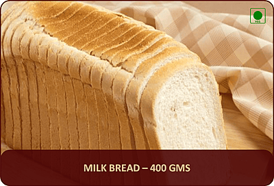 Milk Bread - 400 Gms