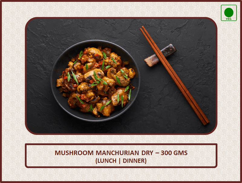 Mushroom Manchurian Dry