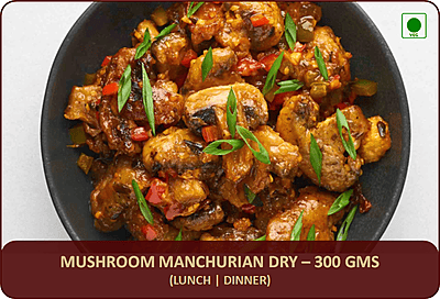 Mushroom Manchurian Dry - 300 Gms