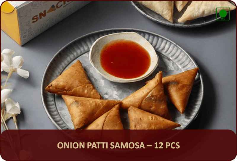 SM - Onion Patti Samosa - 12 Pcs