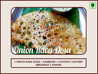 Onion Rava Dosa - 1 Pc