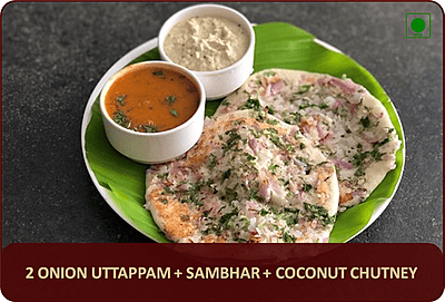 Onion Uttappam - 2 Pcs